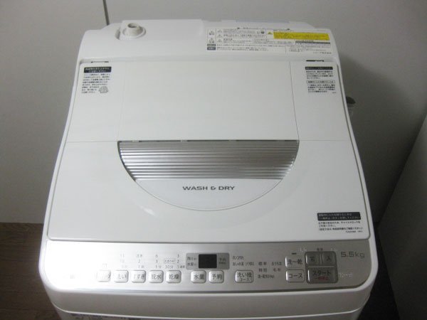 シャープ 縦型洗濯乾燥機を大阪市平野区で買取ました。画像4